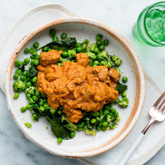 Chicken Korma Curry with Super Greens - My Food Bag