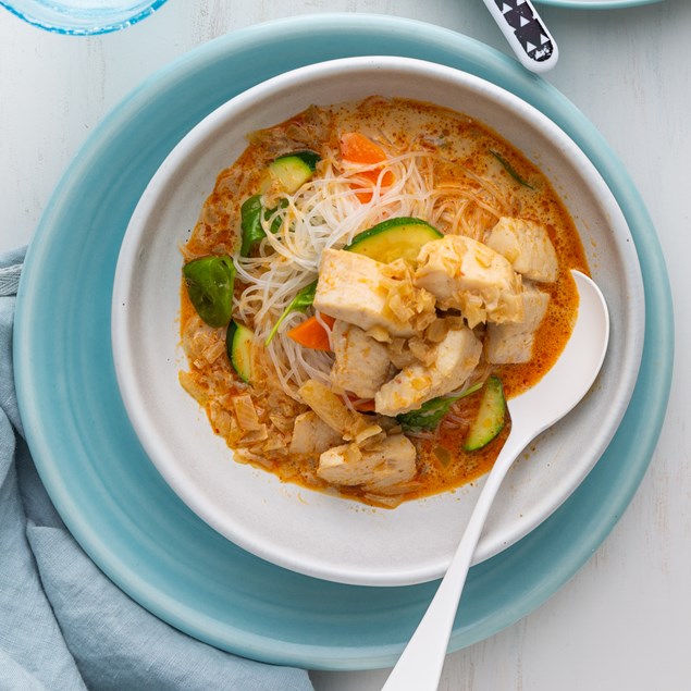 Coconut Curry Fish and Noodle