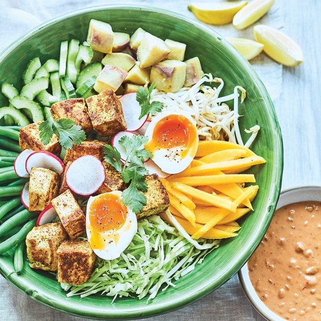 Gado Gado Salad with Tofu and Peanut Satay Sauce