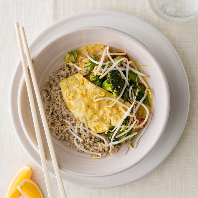 Thai Fish Curry with Brown Rice