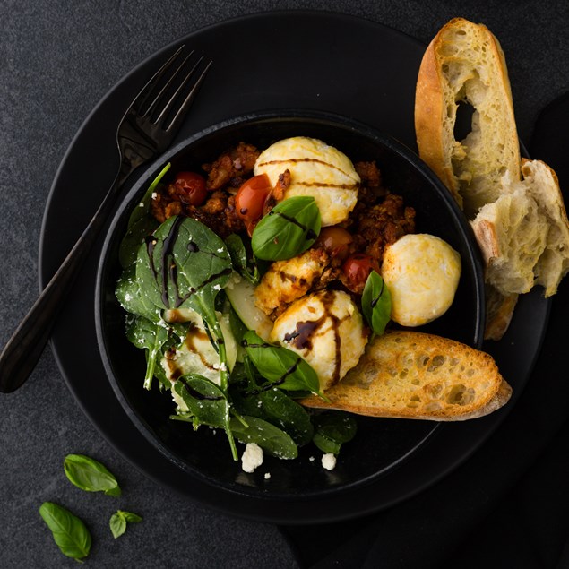 Ricotta Dumplings with Chorizo and Ciabatta