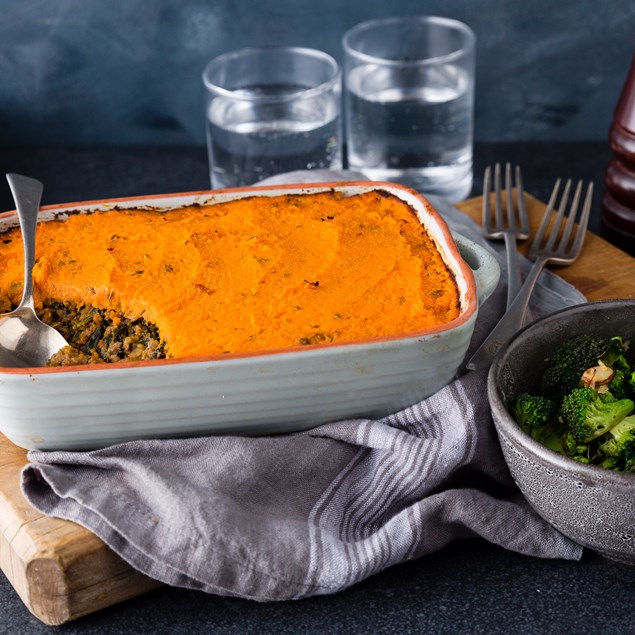 Lamb Shepherd’s Pie with Spiced Broccoli 