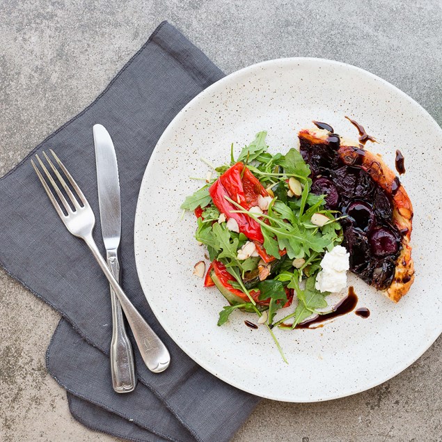 Ricotta, Beetroot and Caramelised Onion Tarte Tatin