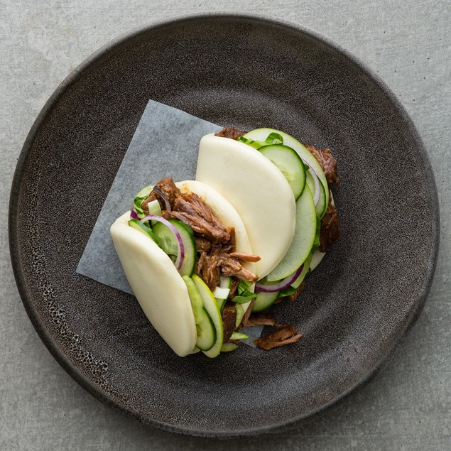 Mongolian Lamb Steam Buns with Slaw