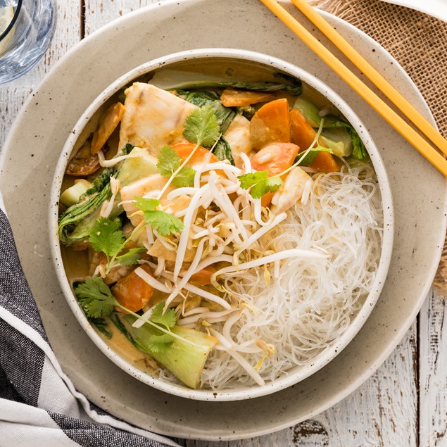 Fish Laksa with Noodles