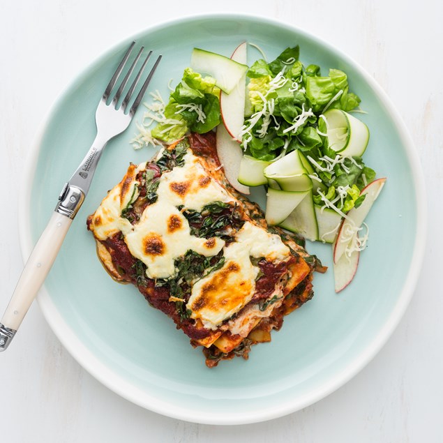 Tomato, Spinach & Ricotta Lasagne