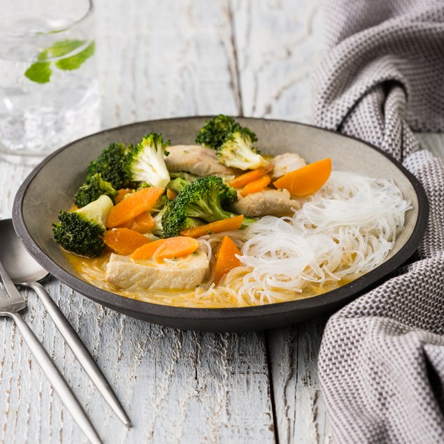 Fish Laksa with Noodles