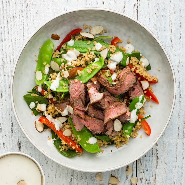 Lamb & Snow Pea Salad