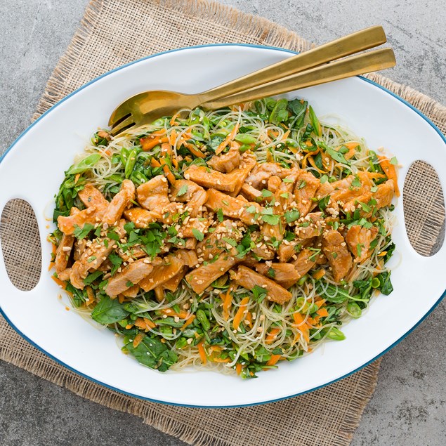 Sticky Pork with Vermicelli Noodle Salad