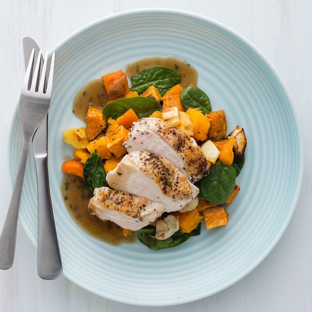 Roast Chicken with Veg and Gravy