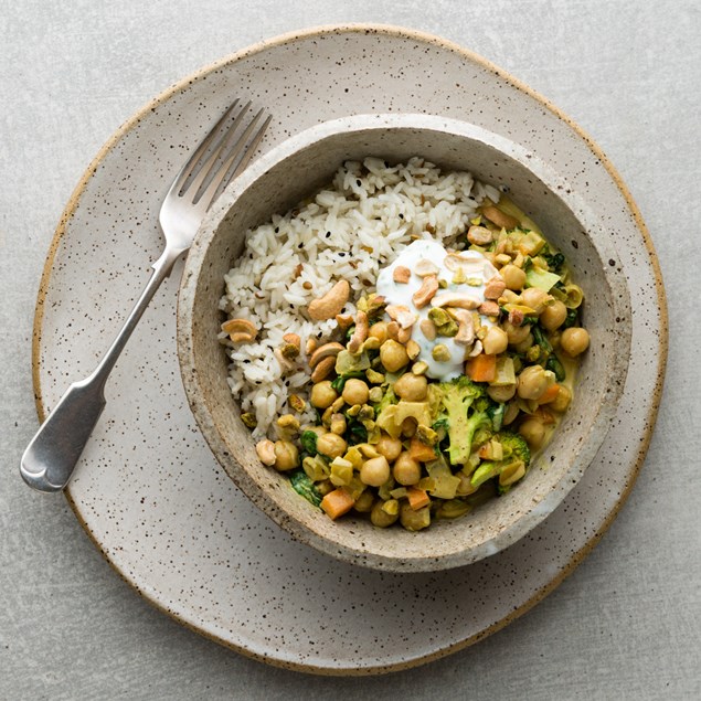 Chickpea Korma with Spiced Rice - My Food Bag