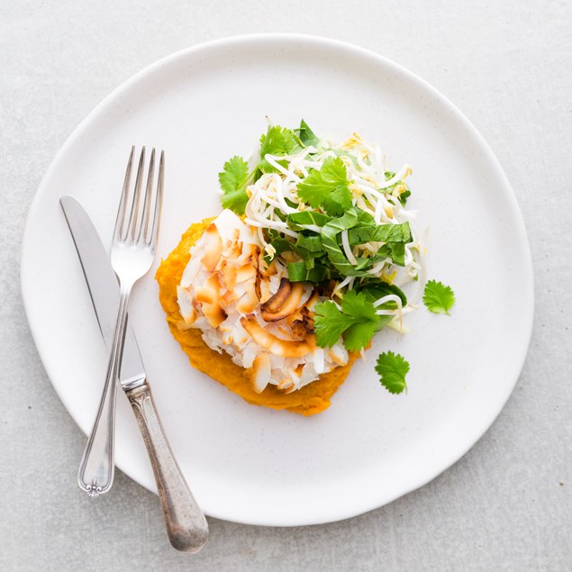 Tahitian Lime Fish with Coconut Kumara Mash