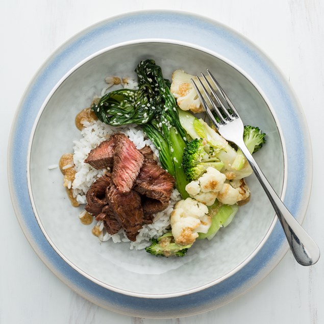 Japanese Beef with Sesame Veggies