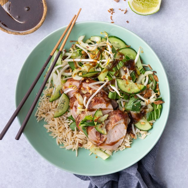 Thai Pork Salad with Tamarind & Coconut Rice