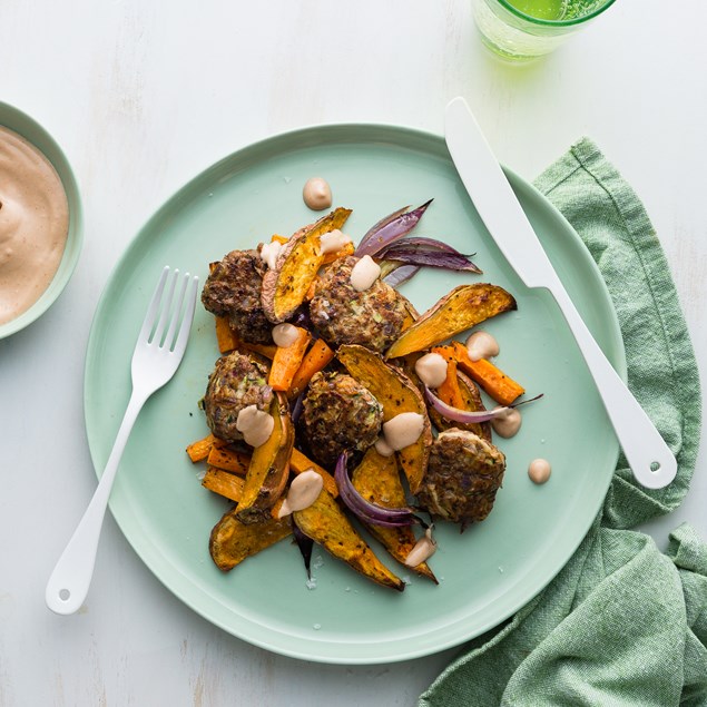 BBQ Beef Rissoles