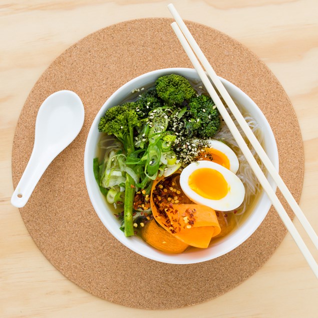 Miso Ramen with Soft Boiled Eggs