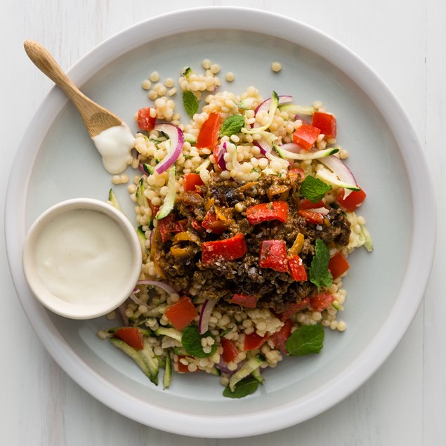 Loaded Lebanese Beef with Veggie Couscous