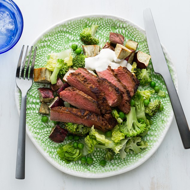 Beef Rump Steaks with Kumara Roasties