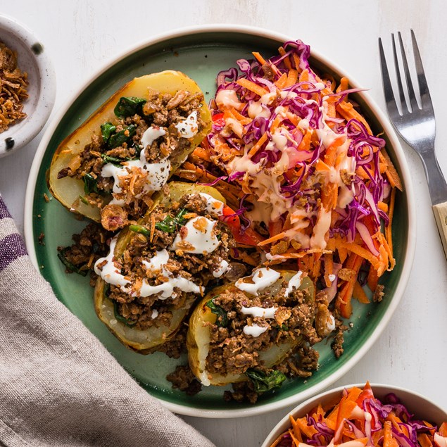 Beef Jacket Beef Jacket Potatoes with Southern Slaw - My Food Bag