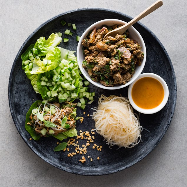 Lemongrass Beef Lettuce Cups
