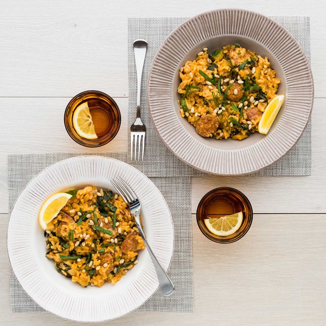 Chorizo and Courgette Risotto