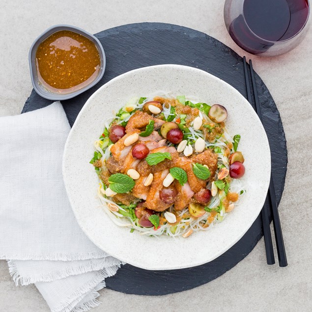 Vietnamese Duck and Vermicelli Salad with Tamarind Sauce