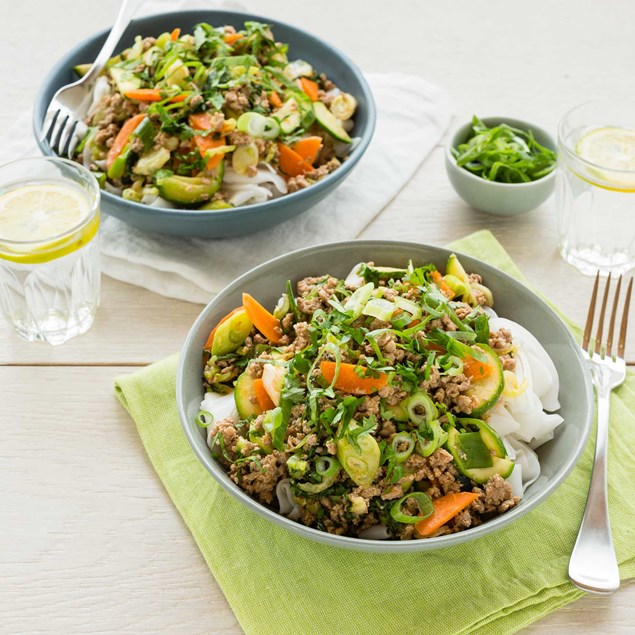 Thai Turkey and Vegetable Stir-Fry with Coriander 