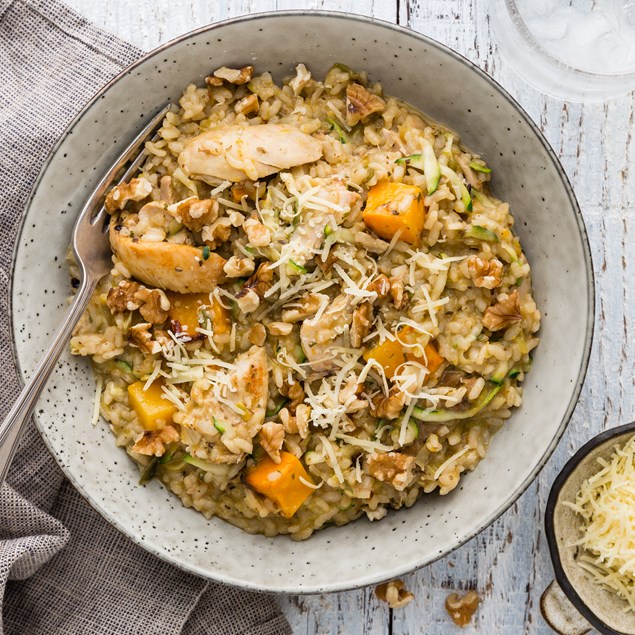 Chicken and Pumpkin Risotto