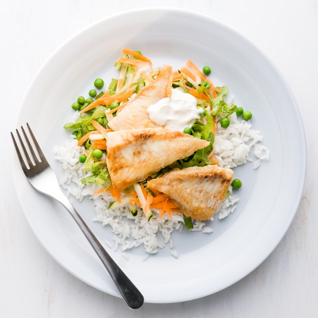 Market Fish with Coconut Rice