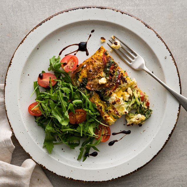 Spanish Frittata with Rocket Salad