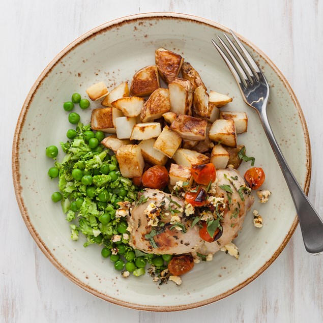 Baked Chicken with Roast Potatoes