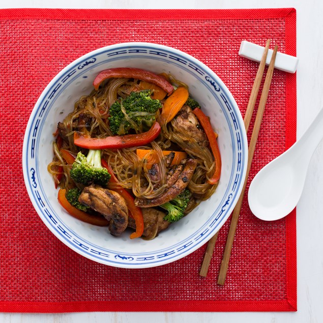 Chinese Chicken Noodle Stir-Fry