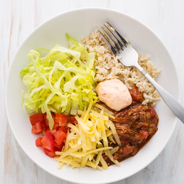 Mexican Pulled Beef Bowls