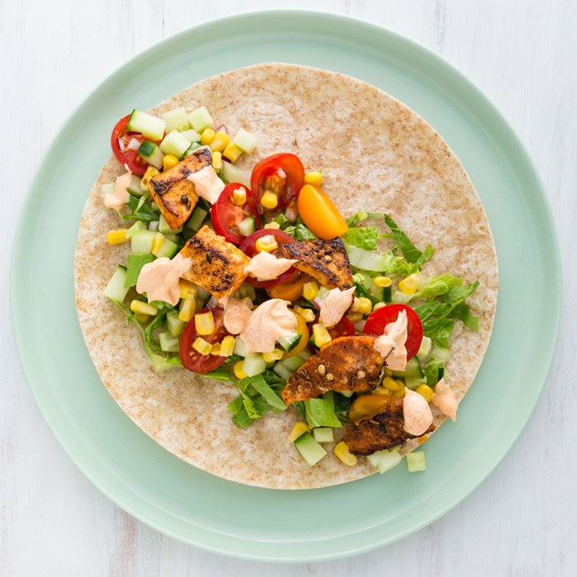 Fish Tacos with Tomato Salsa and Aioli