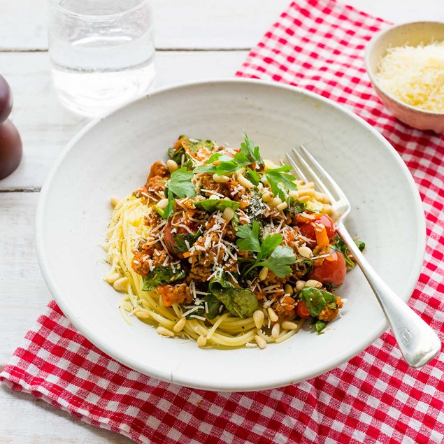 Spaghetti with Lamb Bolognaise