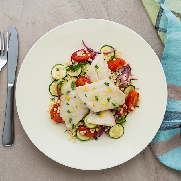 Grilled Fish with Cherry Tomatoes