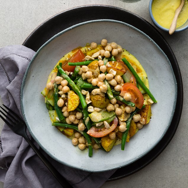 Indian Spiced Potato Salad with Turmeric Mayo