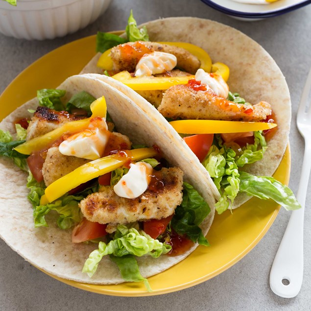 Fish Finger Soft Tacos