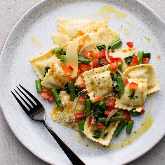 Lemon and Ricotta Pansotti