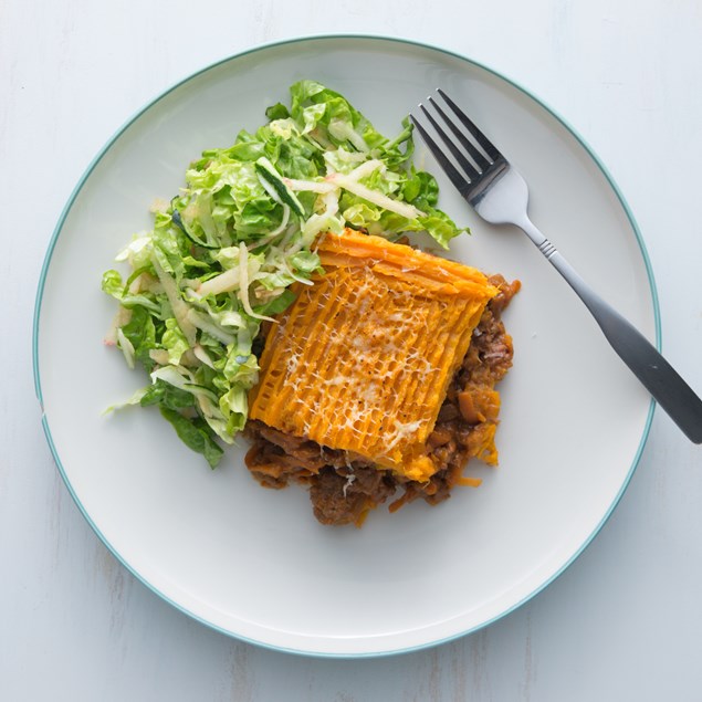 Beef & Kumara Pie with Apple Slaw
