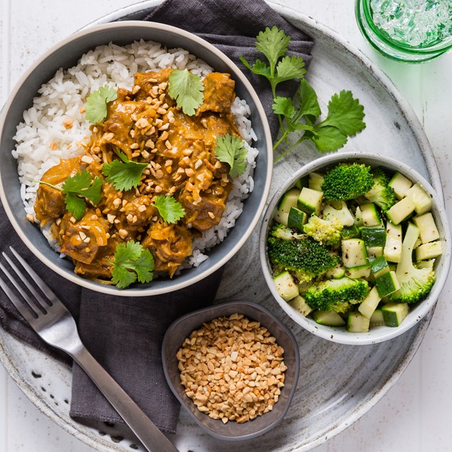 Beef Rendang with Coconut Rice