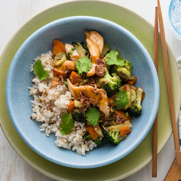 Ginger Soy Chicken & Veggie Stir-Fry