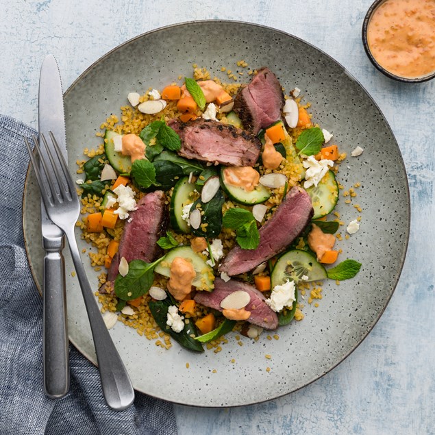 Argentinian Lamb with Bulgur Salad