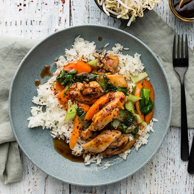 Teriyaki Chicken with Sesame Rice