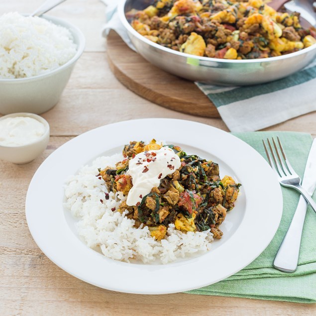 Lamb Curry with Rice