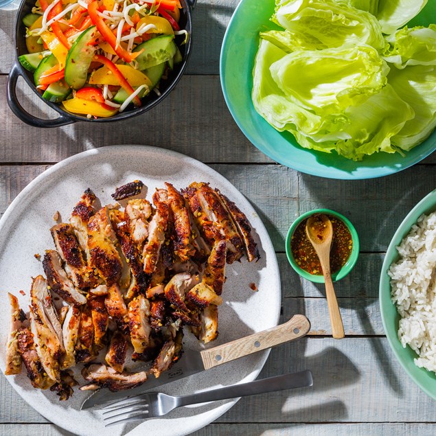 Thai Chicken with Coconut Rice & Mango Salad