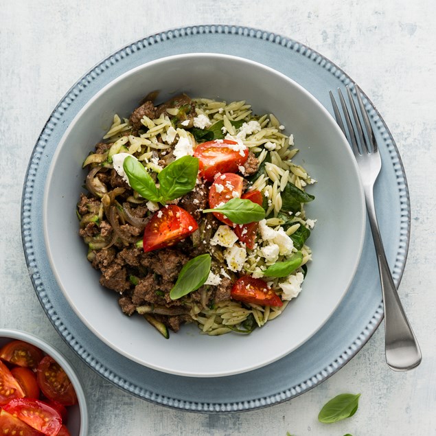 Italian Lamb with Pesto Pasta