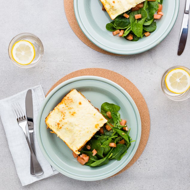 Lamb Moussaka Pasta Bake