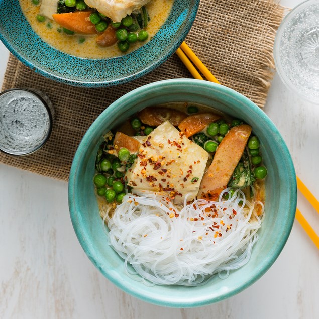 Fish Laksa with Vermicelli Noodles