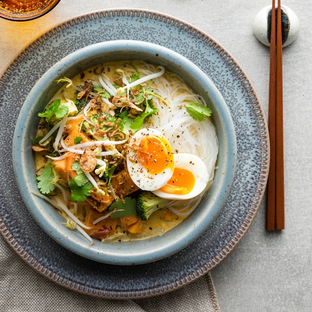 Veggie Laksa with Vermicelli